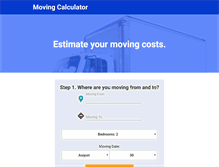 Tablet Screenshot of movingcalculator.info